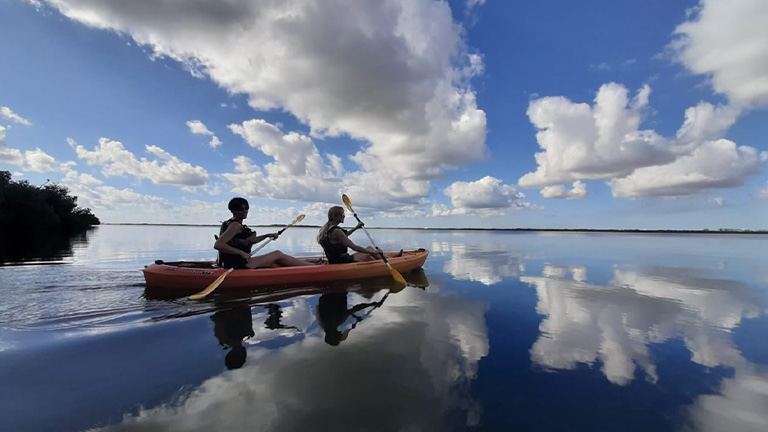 Beautiful view for kayak